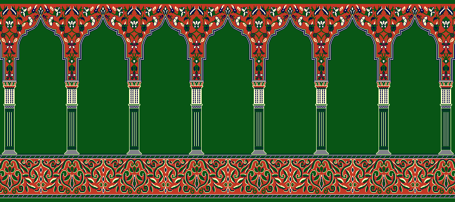 Yeşil Seccadeli Cami Halısı