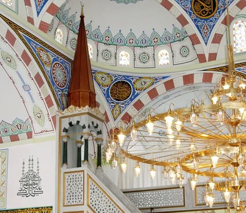 Cami mermer uygulaması