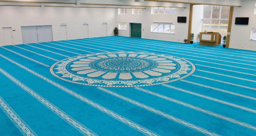 İsveç Helsingborg Camii Gülseven Halı projesi